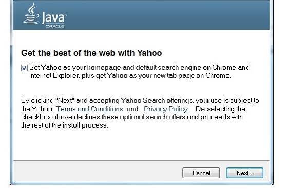 Oracle zdecydował zastąpić Ask za pomocą Yahoo! w najnowszej aktualizacji snapshot Oracle zdecydował zastąpić Ask za pomocą Yahoo! w najnowszej aktualizacji snapshot