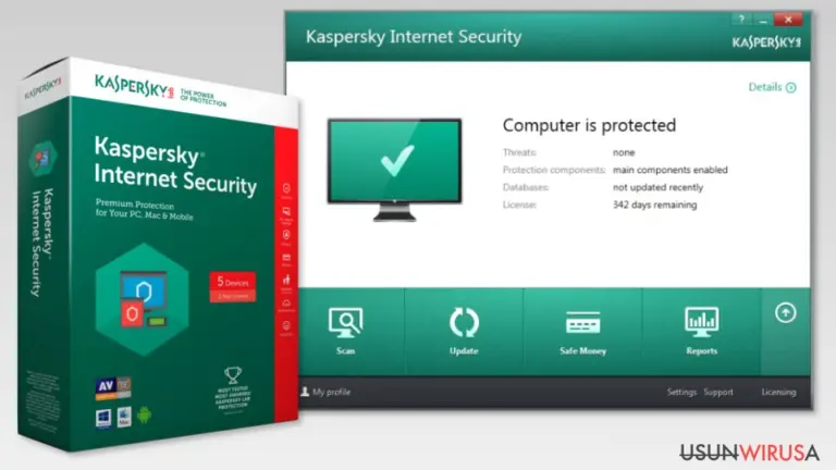 The image of Kaspersky Internet Security