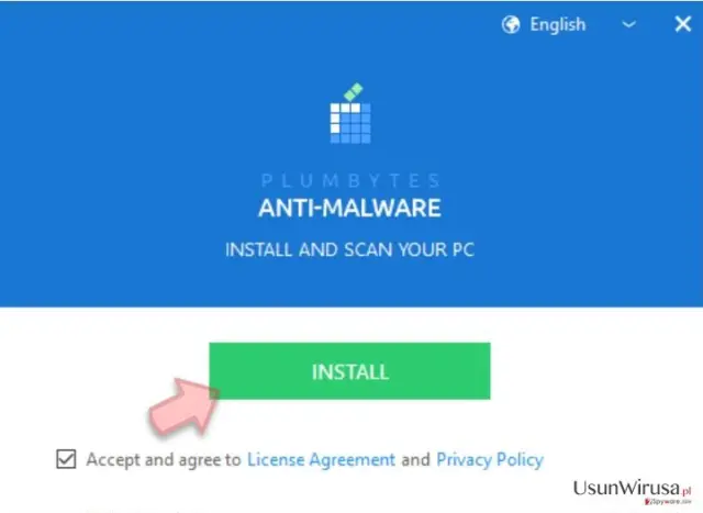 Plumbytes Anti-Malware installer