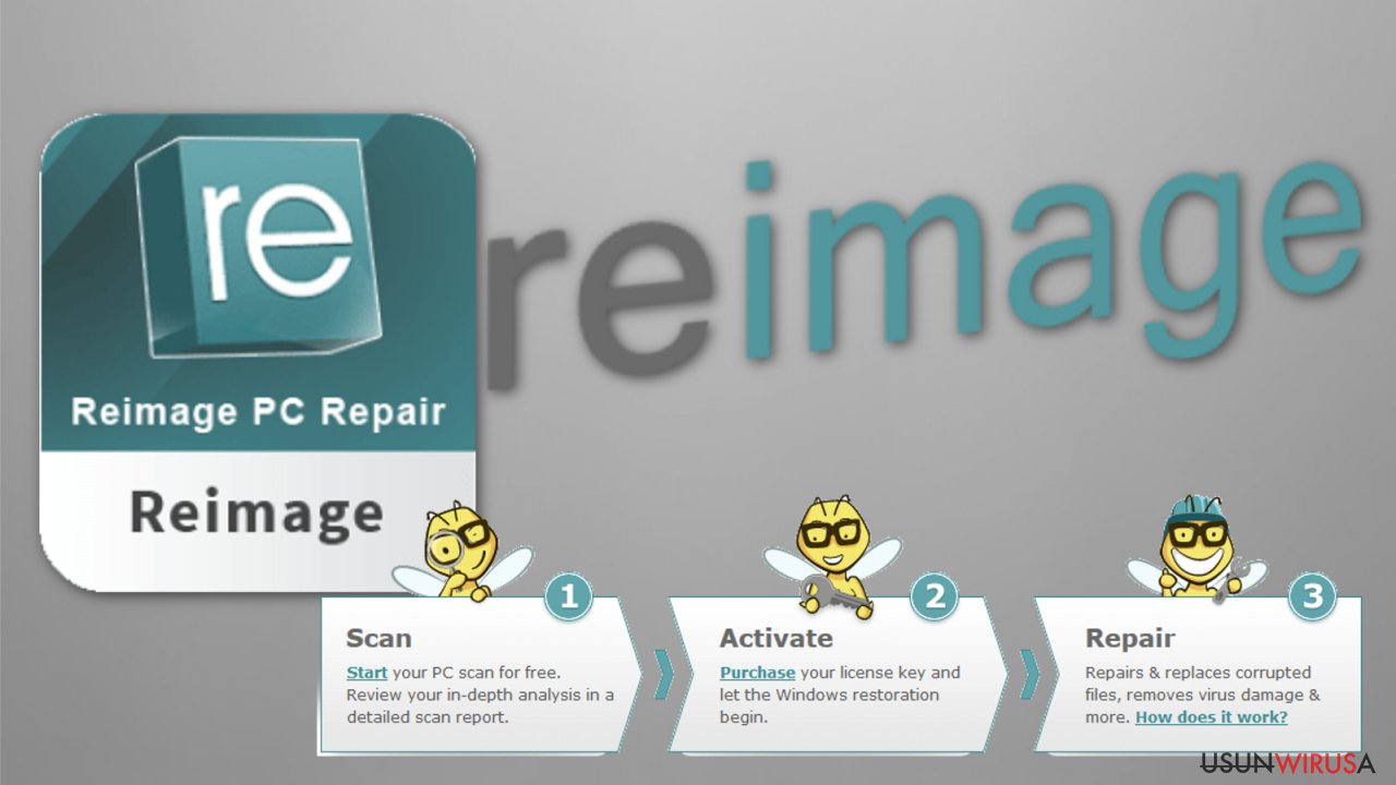 The image of Reimage repair tool