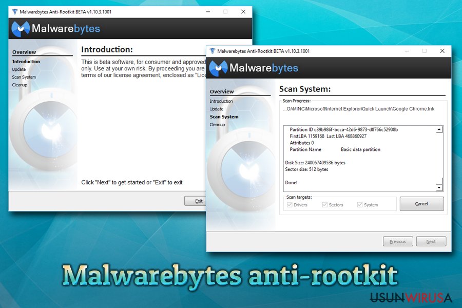 Malwarebytes anti-rootkit
