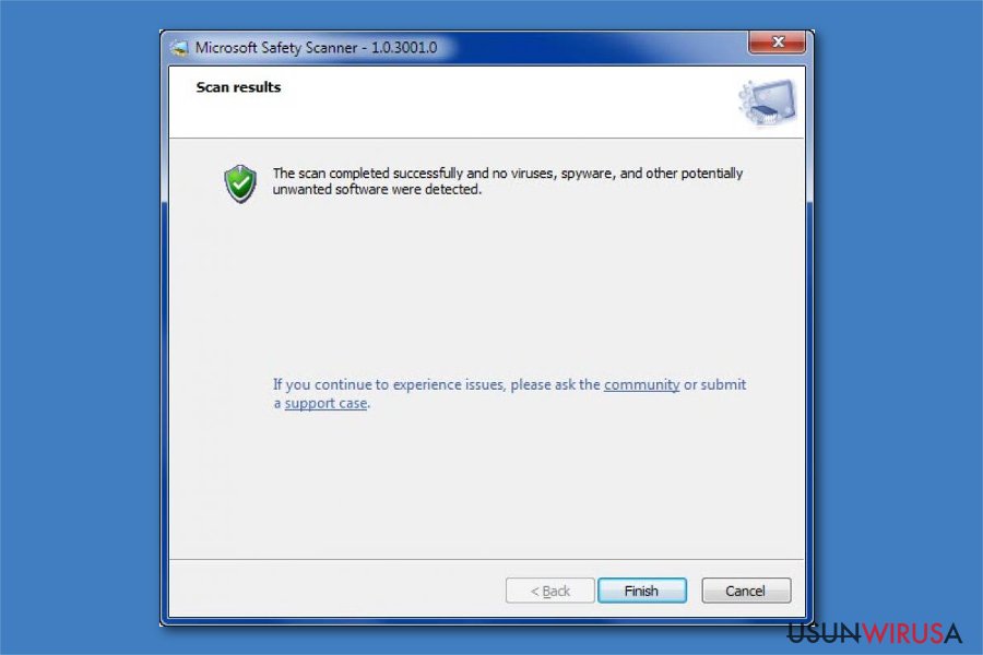 Microsoft Safety Scanner image