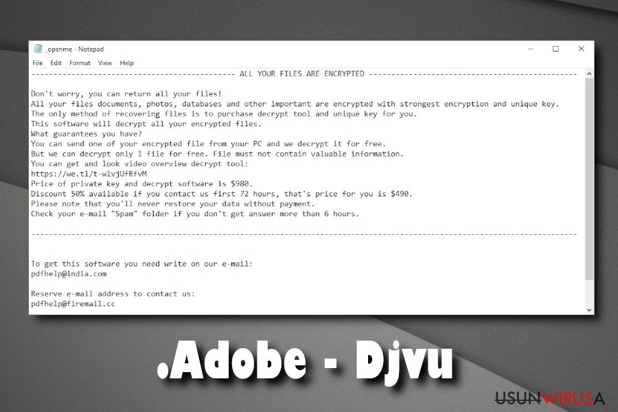 Ransomware .Adobe snapshot Ransomware .Adobe snapshot