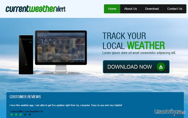 Reklamy Current Weather Alert snapshot Reklamy Current Weather Alert snapshot