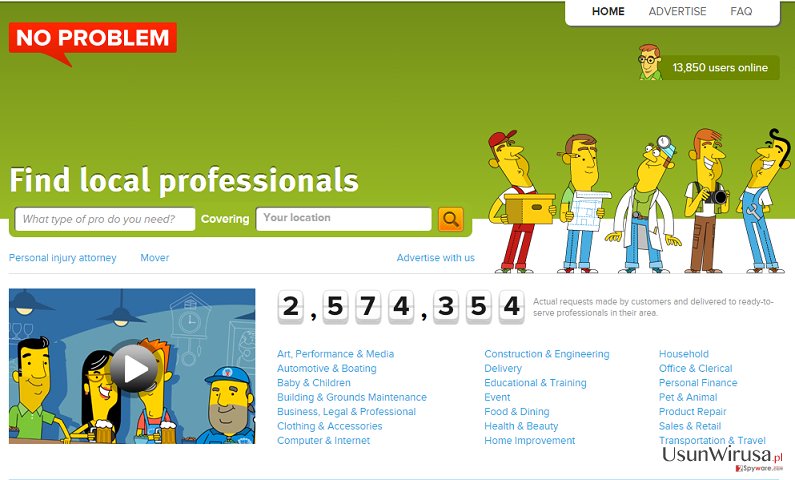 Reklamy NoProblem snapshot Reklamy NoProblem snapshot