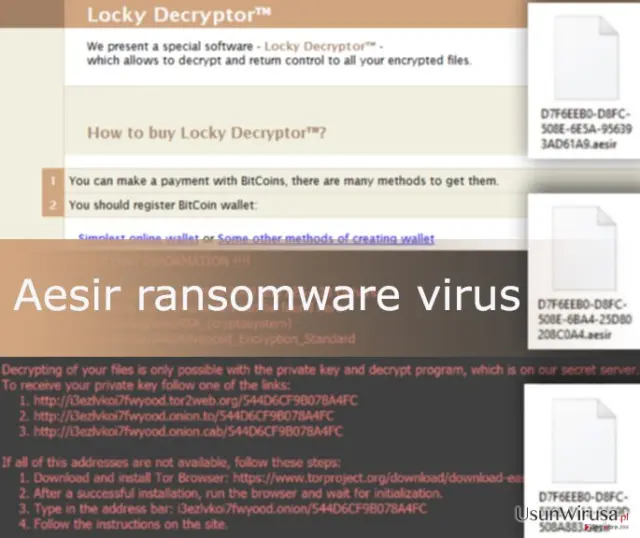 Aesir virus is another version of the Locky