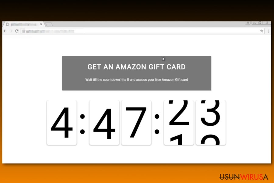 Wersja YouTube oszustwa Amazon Gift Card