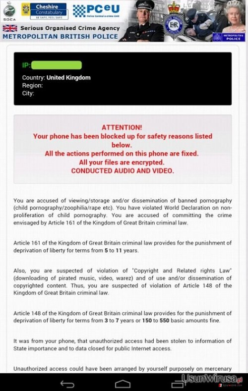 WIrus Android Police snapshot WIrus Android Police snapshot