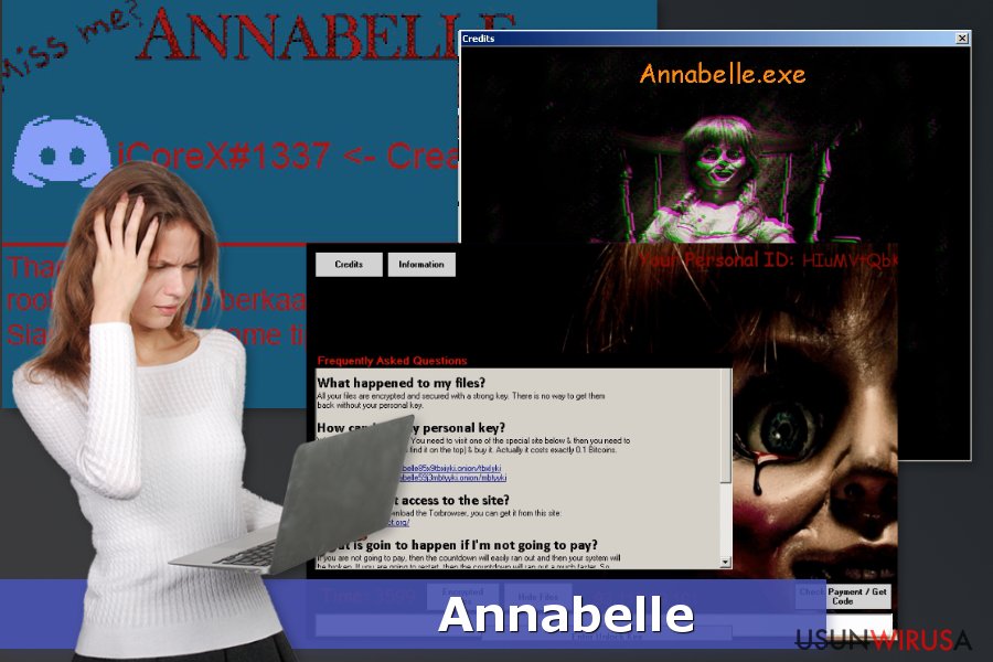 Prezentacja ransomware'a Annabelle