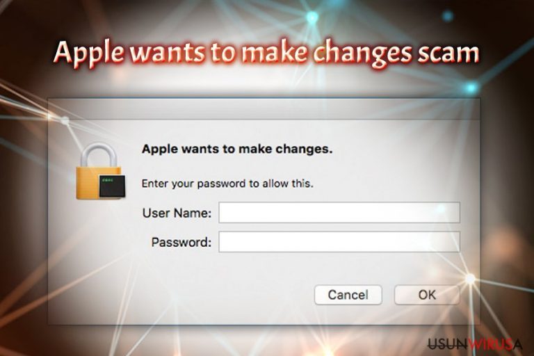 Wirus Apple wants to make changes