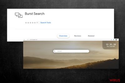 Porywacz przeglądarki Burst Search