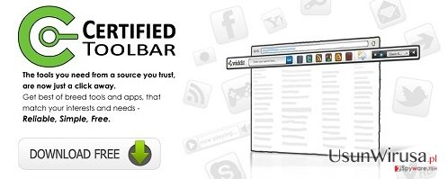 Certified Toolbar snapshot Certified Toolbar snapshot