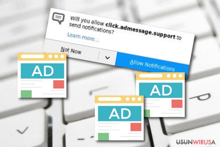 adware Click.admessage.support