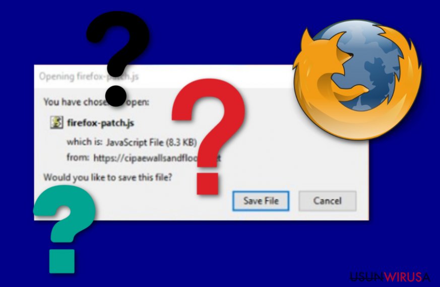 Powiadomienie Krytyczna Aktualizacja Firefox