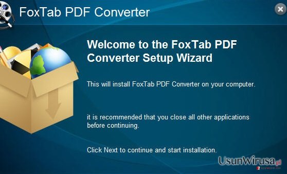 FoxTab Pdf Converter snapshot FoxTab Pdf Converter snapshot