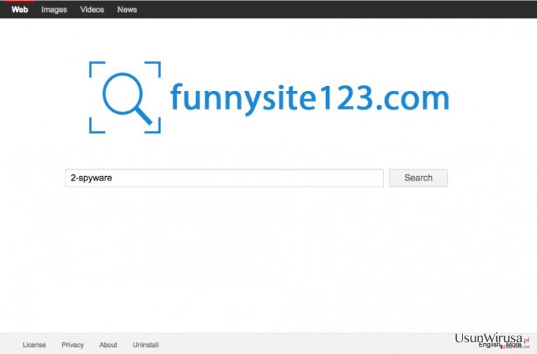 Zrzut ekranu strony FunnySite123.com