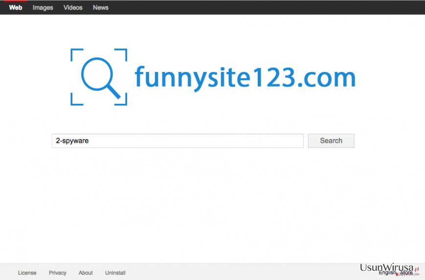 Zrzut ekranu strony FunnySite123.com Zrzut ekranu strony FunnySite123.com