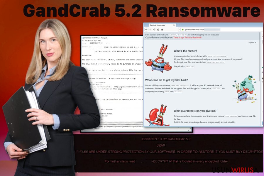 Wirus ransomware GandCrab 5.2