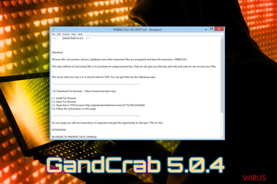 Wirus Gandcrab 5.0.4