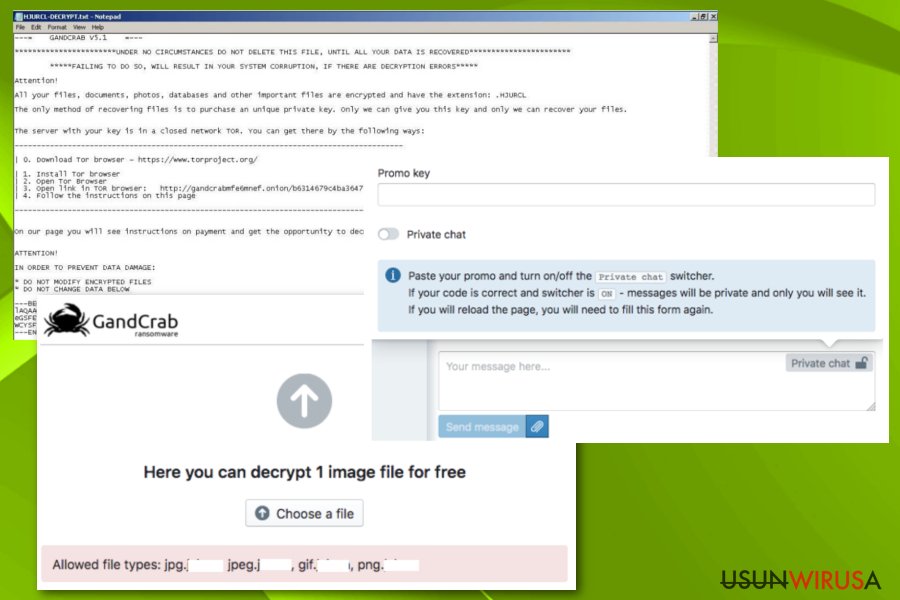 Ransomware Gandcrab 5.1 snapshot Ransomware Gandcrab 5.1 snapshot