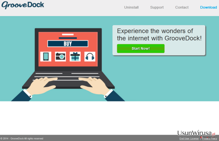 Reklamy GrooveDock oraz GrooveDock Deals snapshot Reklamy GrooveDock oraz GrooveDock Deals snapshot