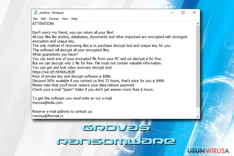 Grovas file virus