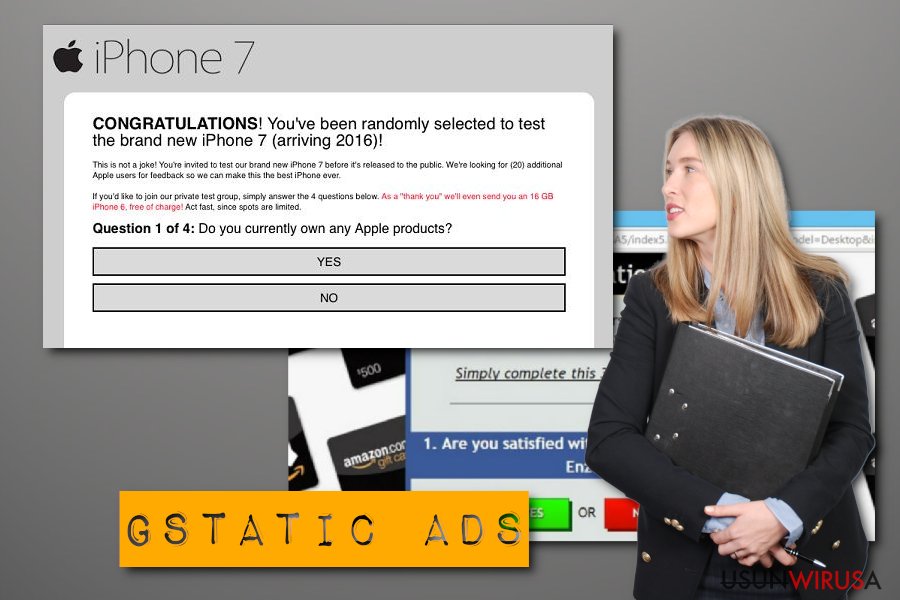 Potencjalnie niepożądany program Gstatic Potencjalnie niepożądany program Gstatic