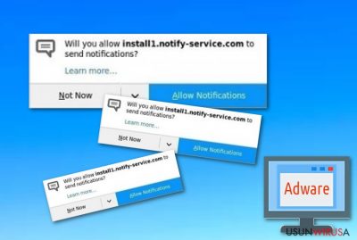 Program adware Install.notify-service.com
