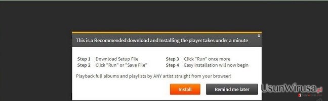 'Infected files have corrupted your Flash Player' wirus snapshot 'Infected files have corrupted your Flash Player' wirus snapshot