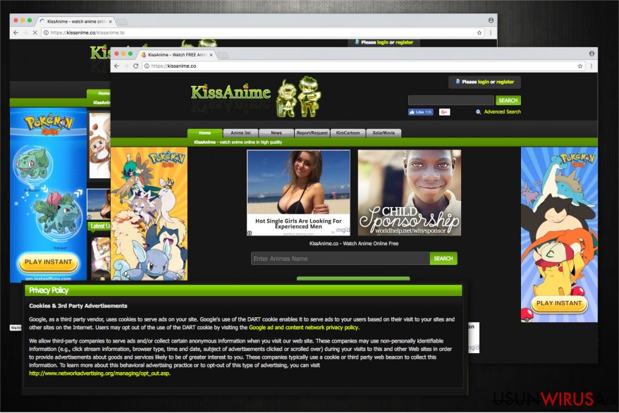 Usuń wirusa Kissanime (wirus) - Aktualizacja 2021