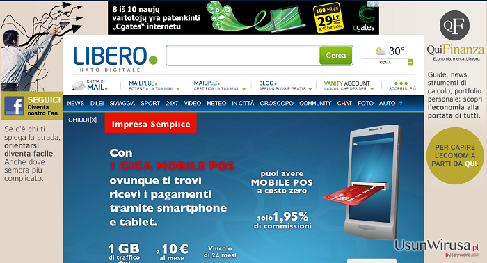 Libero.it snapshot Libero.it snapshot