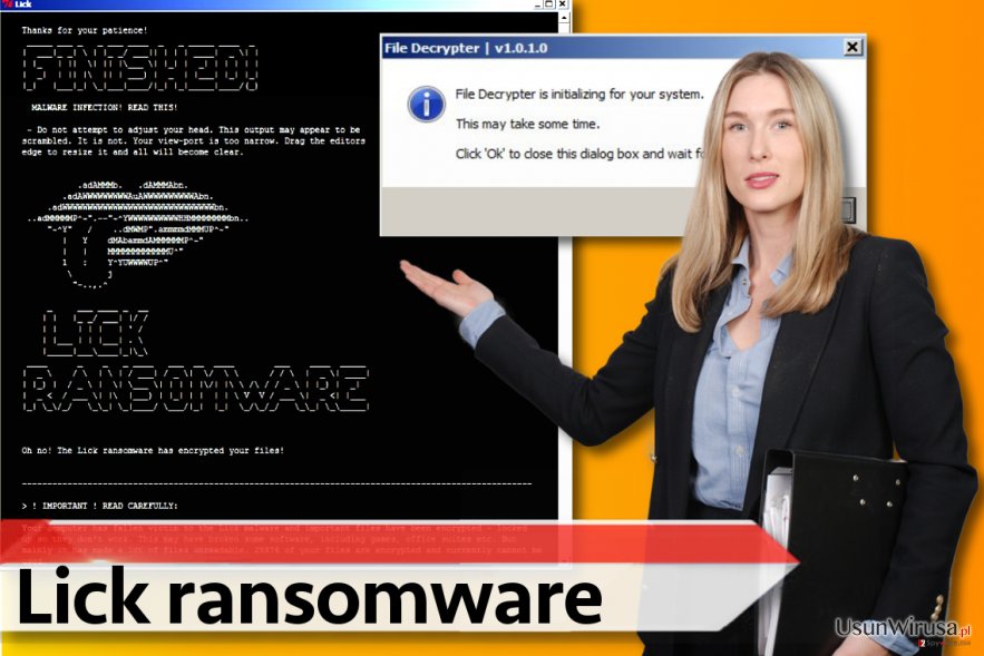 Wersja ransomware Lick Wersja ransomware Lick