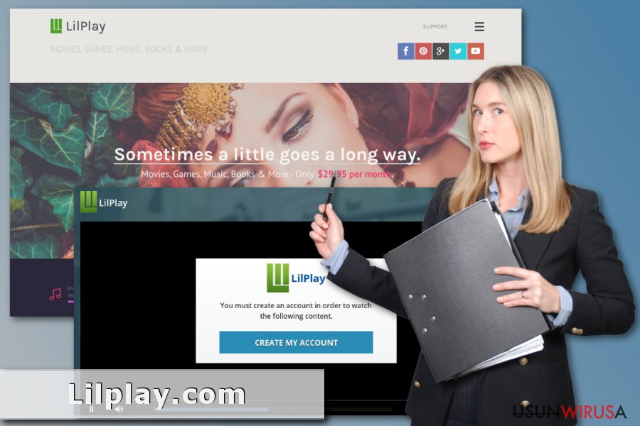 Obrazek prezentujący oszustwo Lilplay.com