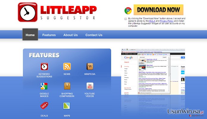Reklamy LittleApp Suggestor snapshot Reklamy LittleApp Suggestor snapshot