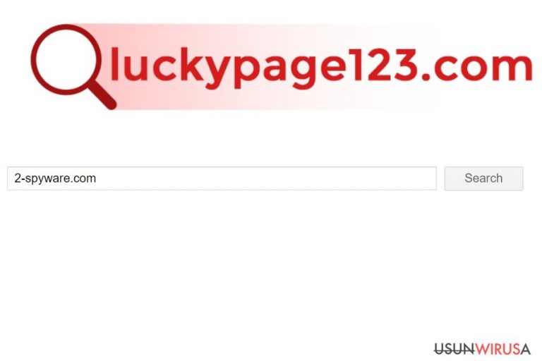 Zrzut ekranu z Luckypage123.com