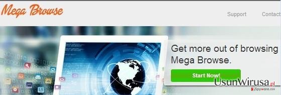 Mega Browse adware snapshot Mega Browse adware snapshot