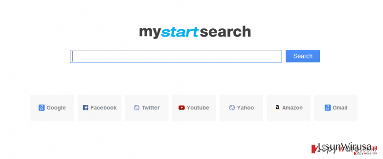 WIrus Mystartsearch snapshot WIrus Mystartsearch snapshot