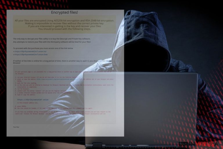 Obrazek ransomware'a NMCRYPT