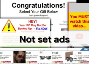Not set ads are annoying