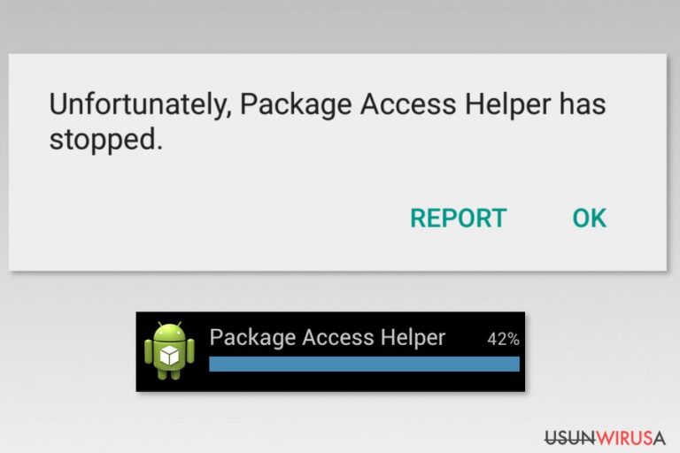 Przykłady błędu Package Access Helpera