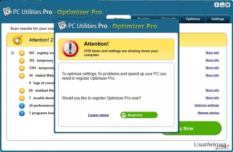 PC Utilities Pro – Optimizer Pro snapshot PC Utilities Pro – Optimizer Pro snapshot