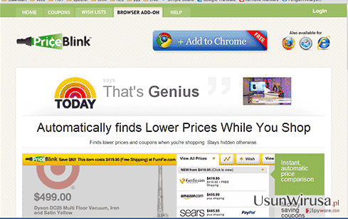 Wirus Priceblink snapshot Wirus Priceblink snapshot