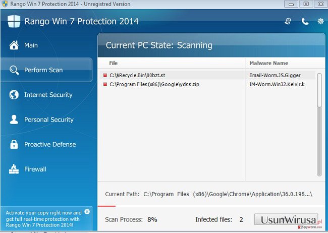 Rango XP Protection 2014 snapshot Rango XP Protection 2014 snapshot
