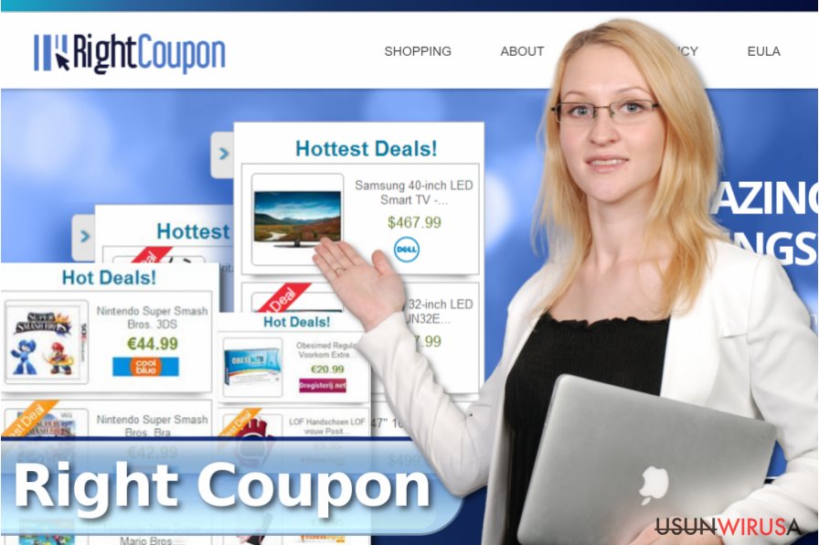 Right Coupon pop-up ads