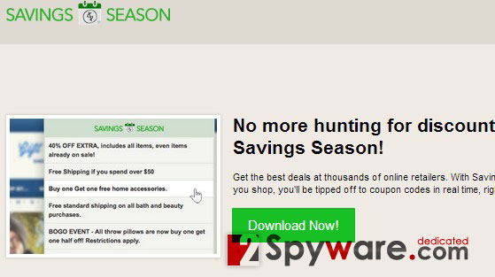 Savings Season ads snapshot Savings Season ads snapshot