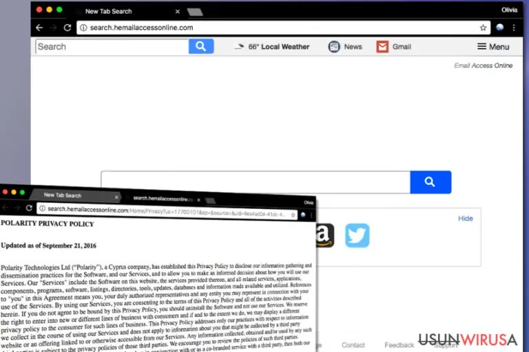 Search.hemailaccessonline.com virus