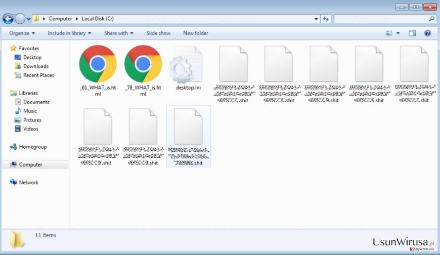 Wirus Locky snapshot Wirus Locky snapshot