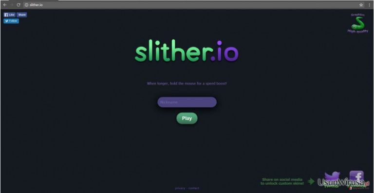 Strona główna Slither.io