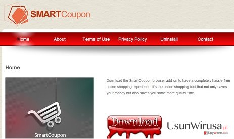 Adware SmartCoupon snapshot Adware SmartCoupon snapshot