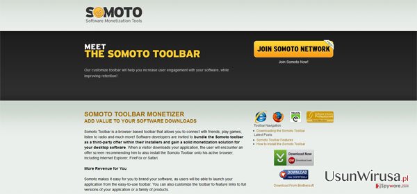 Somoto Toolbar snapshot Somoto Toolbar snapshot